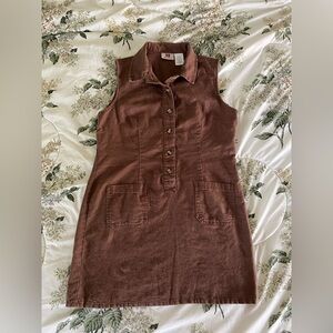 Vintage Faded Glory Mini Dress | Linen